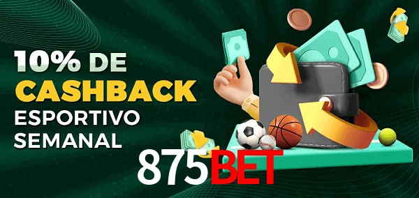 10% de bônus de cashback na 875bet